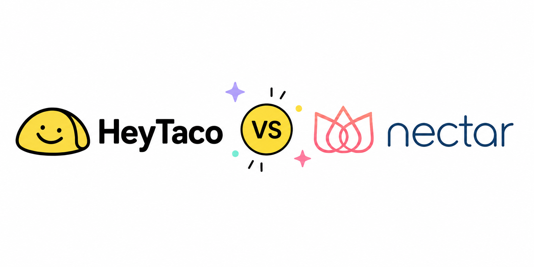 HeyTaco vs Nectar logo