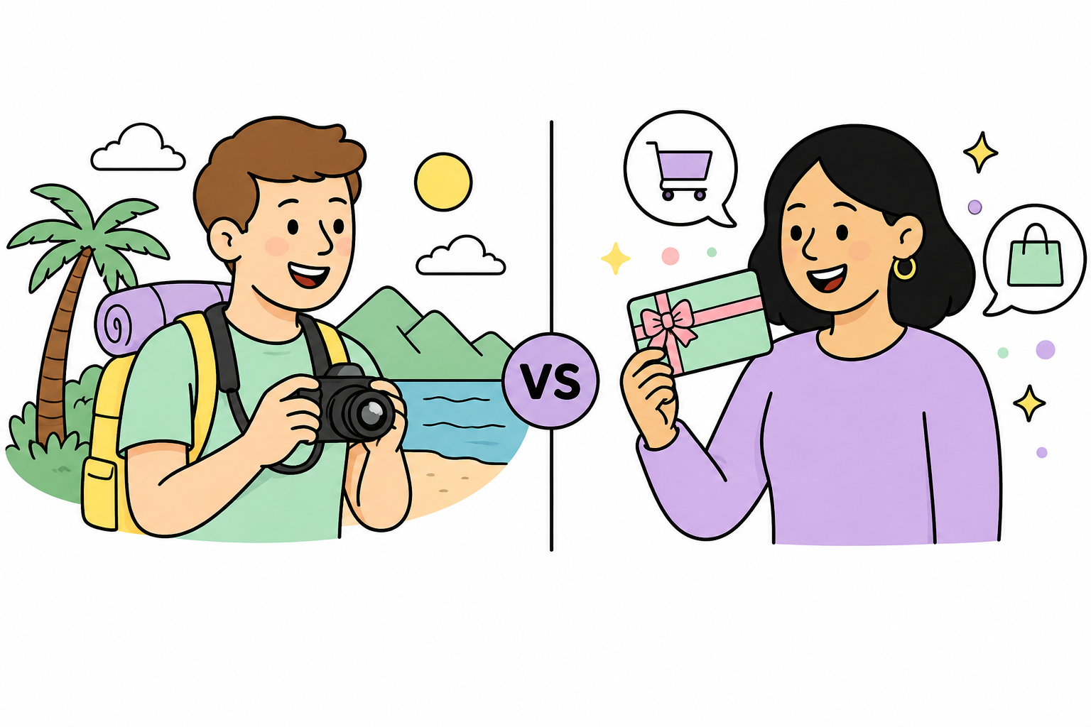 experiences vs monetary rewards