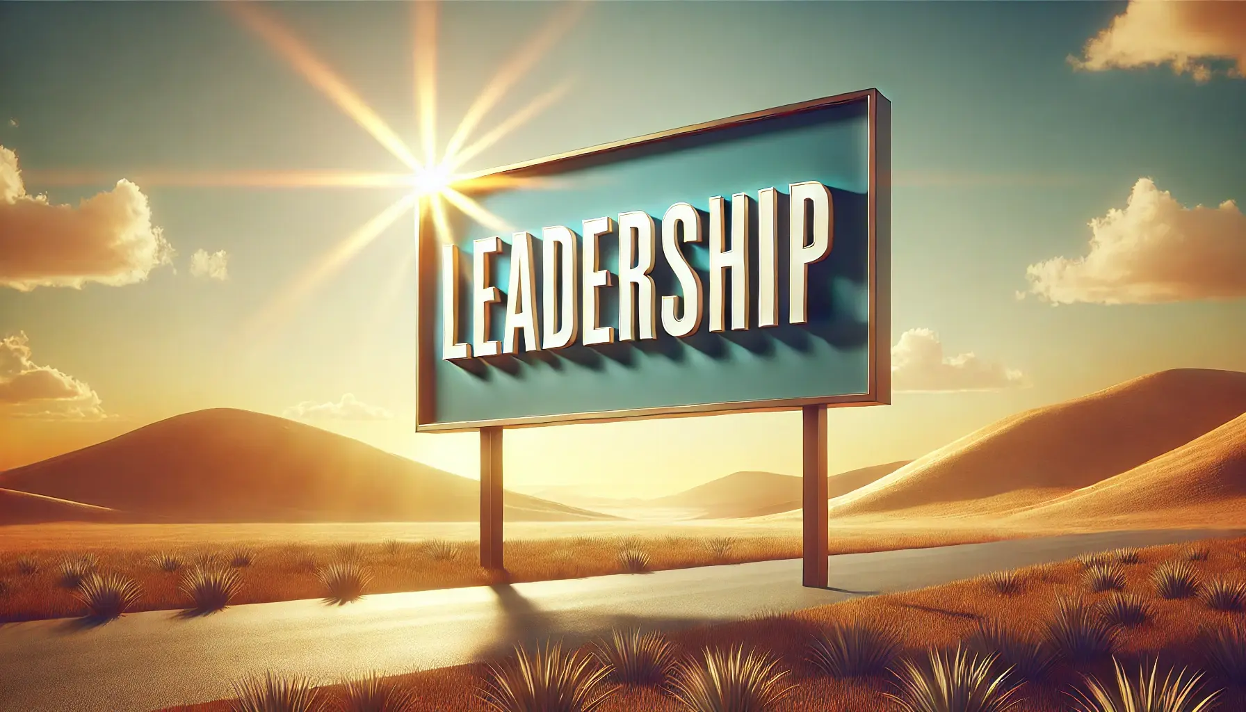 Leadership sign