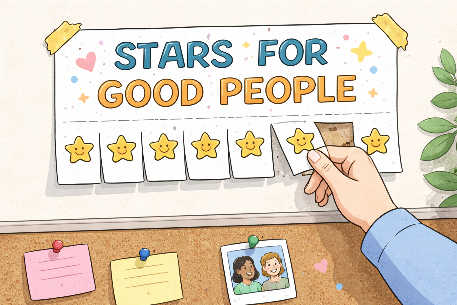 stars for good people sign