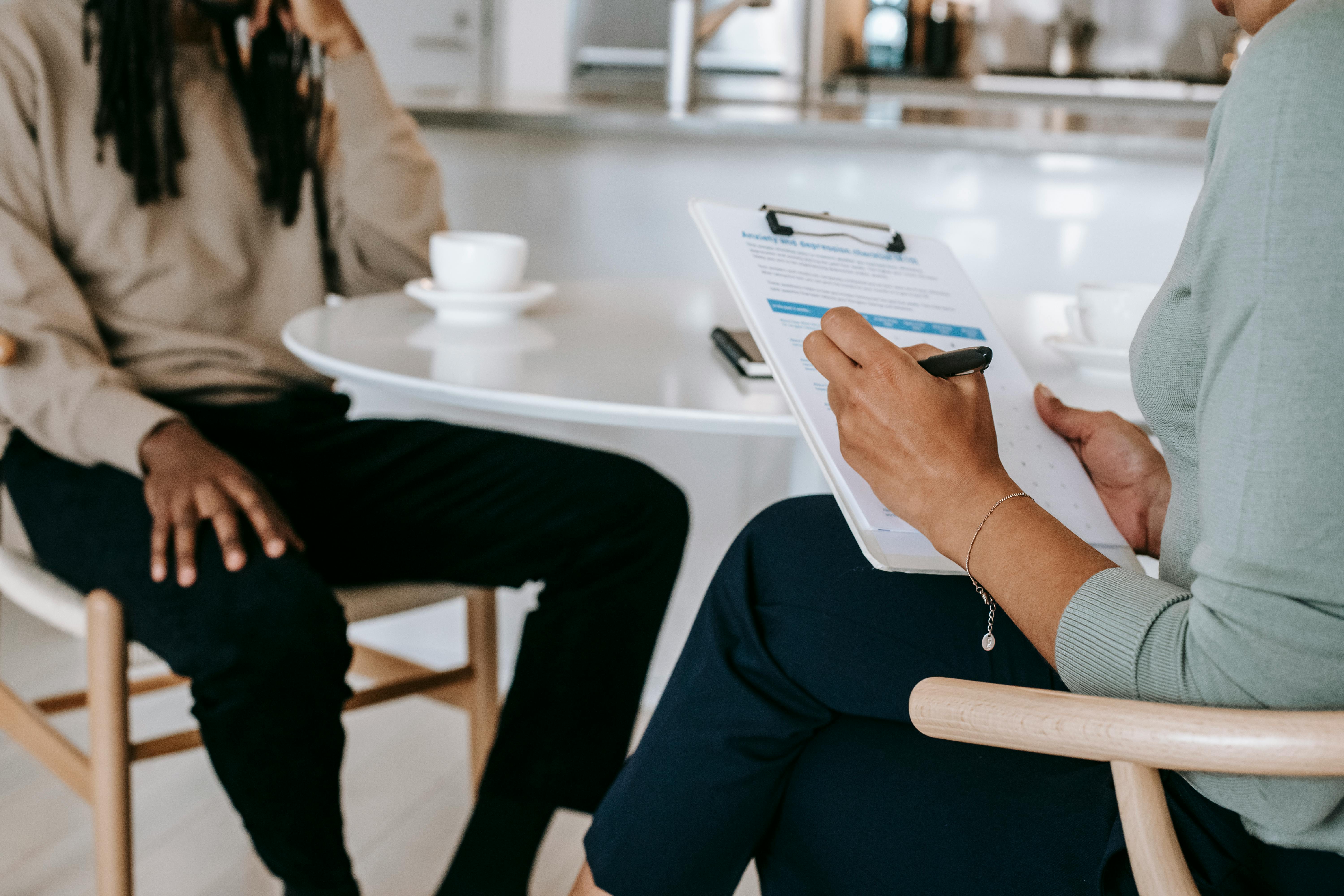 employer and manager in a meeting